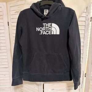 The North Face Women’s Black Pullover Hoodie with White Logo